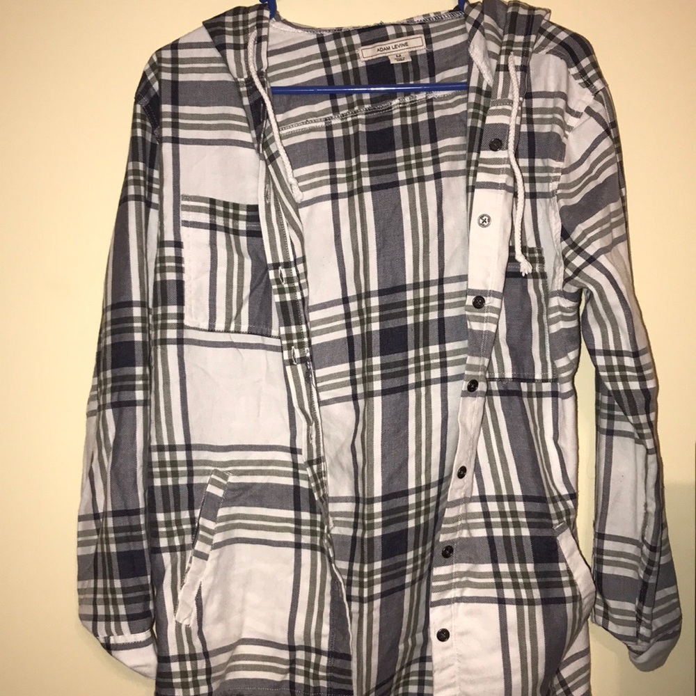 Flannel hoodie
